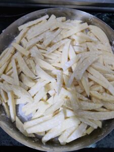 Honey Chilli Potato Preparation